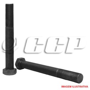 Parafuso sextavado aço 8.8 Rosca parcial m18-1,50 x 150 mb enegrecido