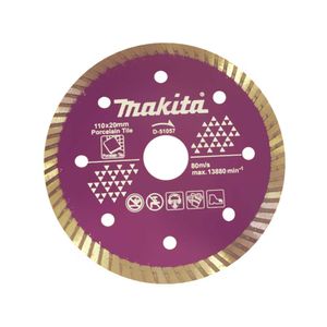 Disco diamantado turbo porcelanato d-51057 - makita