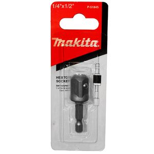 Adaptador de soquete encaixe 1/2" d-51845 makita