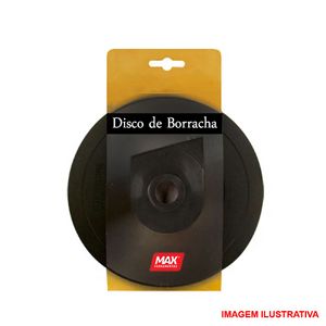 Disco de borracha liso 5" max
