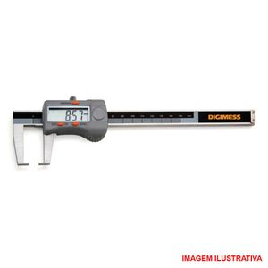 Paquímetro digital lâmina canais e ranhuras externo 300mm/12" (bico 60 mm)- digimess - 100.248F