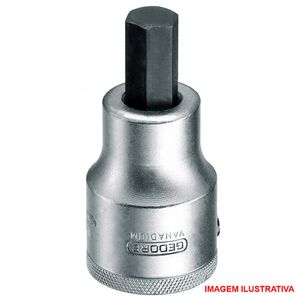 Soquete allen - 19 mm / enc. 3/4" / Ref. In32ks gedore