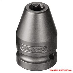 Soquete torx impacto e-18 / enc. 1/2" / Ref. Txk19 gedore