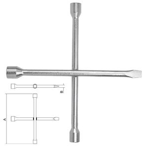 Chave de roda 17 x 19 x 21 - 44710/001 tramontina-pro