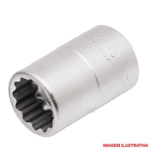 Soquete estriado - 34 mm / enc. 3/4" / Ref. D32 gedore