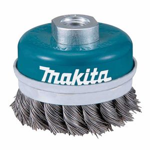 Escova de aço copo trançada para esmerilhadeira 100 x m 14 makita