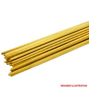 Arame de latao - 2.38 ( 3/32 ) Termomecanica - pacote com 1 kg