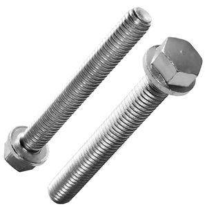 Parafuso sextavado flangeado para motocicleta chave 8 m6x22 zincado