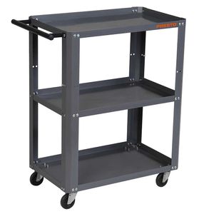 Carro oficina aberto cinza/laranja 91000 - presto