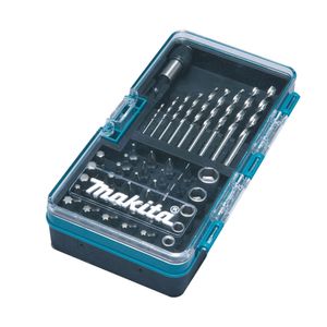 Jogo de brocas e bits com 48 peças para furar / aparafusar b-28628 - makita