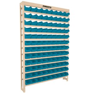 Kit estante com 108 gavetas nro. 3 Azul 93006 - presto