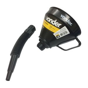 Funil pllástico flexivel preto - vonder