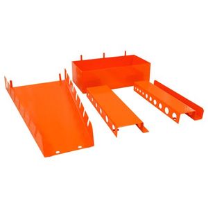 Kit acessórios com 4 suportes e 20 ganchos para painel de ferramentas 90404 - presto