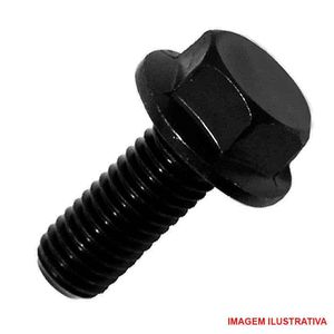 Parafuso sextavado flangeado r.I 8.8 - M6-1,00 x 12 -   enegrecido