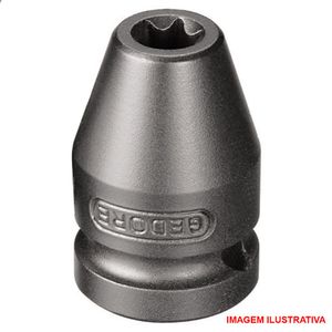 Soquete torx impacto e-20 / enc. 1/2" / Ref. Txk19 gedore