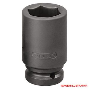 Soquete sextavado longo impacto - 30 mm / enc.1" / Ref. K21l gedore