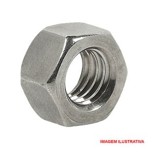 Porca sextavada esquerda cl.5 - M10 x 1.5 Ma polida
