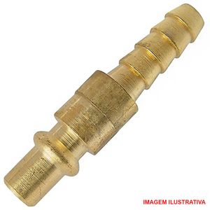 Pino para engate rápido com escama 3/8 latão - garden