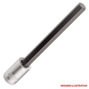 Soquete allen longo - 7 mm  / enc. 3/8" / Ref. In30l gedore
