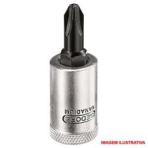 Soquete philips ponta 2.0 / Enc. 3/8" / Ref. Iks30 gedore