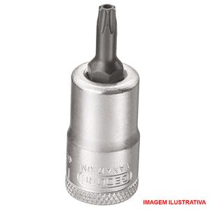 Soquete torx com guia t-25 / enc. 3/8"/ Ref. Itx30b gedore