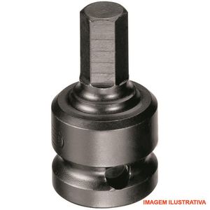 Soquete allen impacto - 1/2" / enc. 1/2" / Ref. Ink19 gedore