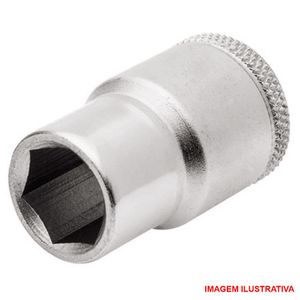 Soquete sextavado - 1" / enc. 1/2" / Ref. 19 Gedore