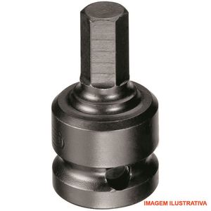 Soquete allen impacto - 3/8" / enc. 1/2" / Ref. Ink19 gedore