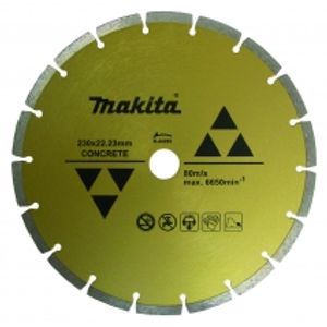 Disco diamantado segmentado para concreto corte a seco d-44270 - makita