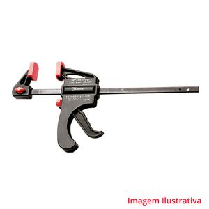 Grampo tipo "sargento", universal, aperto rápido, 200 x 315 ? 60 Mm, corpo plástico//mtx