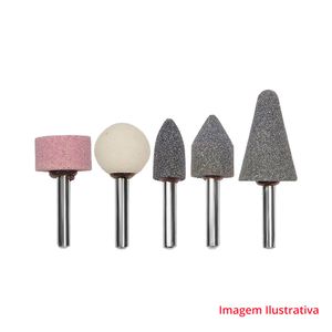 Jogo de pedras de moagem para furadeira , 5 pcs// mtx