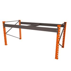 Estante Porta Paletes 1.2mt - Modulo Base superior 40308 Presto