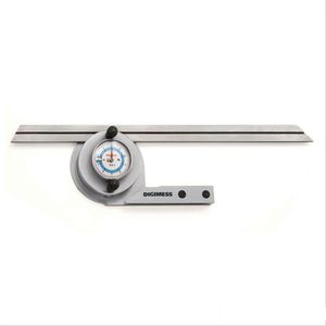 Transferidor de ângulos com relógio - digimess - 170.070