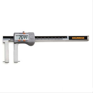 Paquímetro digital ponta cilindrica canais e ranhuras interno 60-500mm - digimess