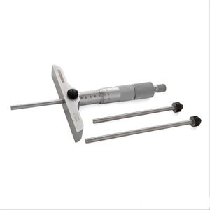 Micrômetro profundidade - hastes intercambiáveis fix rosca base63mm 0-25  - digimess
