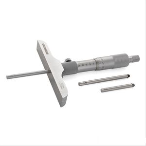 Micrômetro profundidade - hastes intercambiáveis fix bucha base101,5mm 0-100 - digimess - 110.500