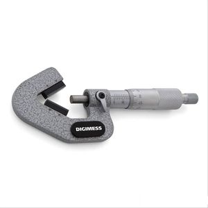 Micrômetro externo digital - batentes em v 3 cortes 25-50mm - digimess - 113.084