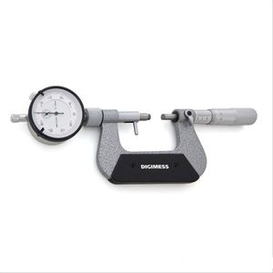 Micrômetro externo - com relógio comparador 25-50mm - digimess - 110.298