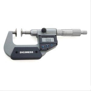 Micrômetro externo dig medir esp dentes de engr 100-125mm - digimess - 110.374