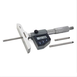 Micrômetro digital profundidade - intercambiável fix. Bucha - base 63mm cap.0-200-Digimess - 110.508