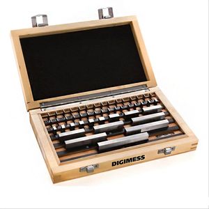 Jogo de bloco padrão em aço 32 pçs- digimess - 150.362