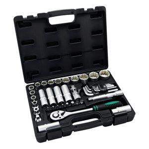 Jogo de soquetes e bits encaixe 1/2" com 41 pecas 135799 Stels