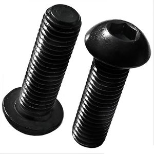 Parafuso allen com cabeça abaulado aço liga #8-32 x 1/4 unc