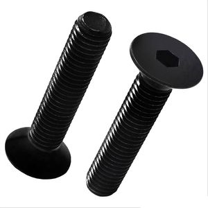 Parafuso allen com cabeça chata aço liga 1/4-20 x 1 unc