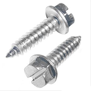 Parafuso auto-atarraxante sextavado arruelado fenda - 4.2 X 25 zincado