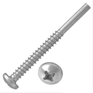 Parafuso auto-atarraxante panela phillips p/esquadria alumínio 4.8 X 50 zincad