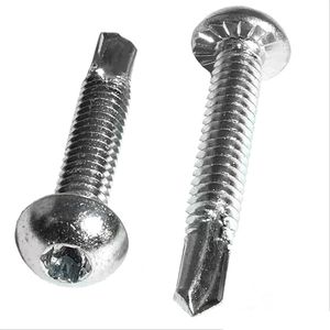 Parafuso brocante torx 1/4 x 1" aco zb