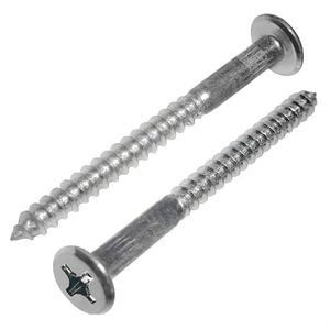 Parafuso madeira tampinha phillips - 4.8 X 65 zincado