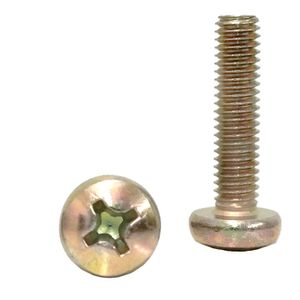 Parafuso rosca máquina panela phillips - m2-0,40 x 12 ma bicromatizado
