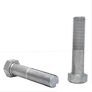 Parafuso sextavado de ferro rosca parcial 7/8-9 x 5-1/2 unc zincado